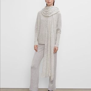 Club Monaco- Adele Donegal 100% Cashmere Scarf